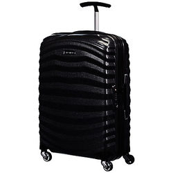Samsonite Lite-Shock 4-Wheel 55cm Cabin Suitcase Black